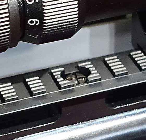 Speedfire scope rail