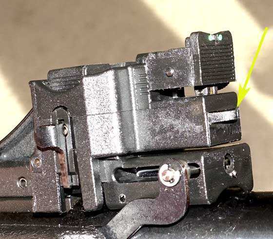 Hatsan Speedfire rear sight