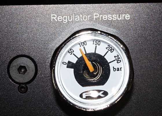 FX Dreamlite regulator gauge