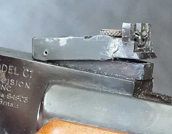 Beeman C1 rear sight