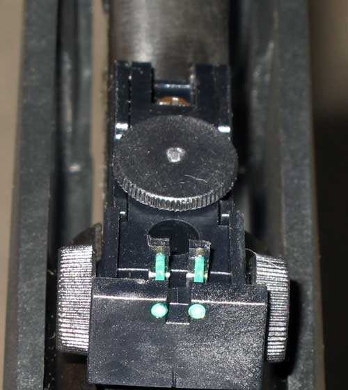 Stoeger S4000E rear sight