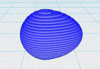 Sumatra sliced model egg