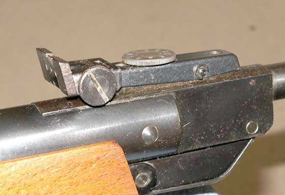 Diana 27S rear sight