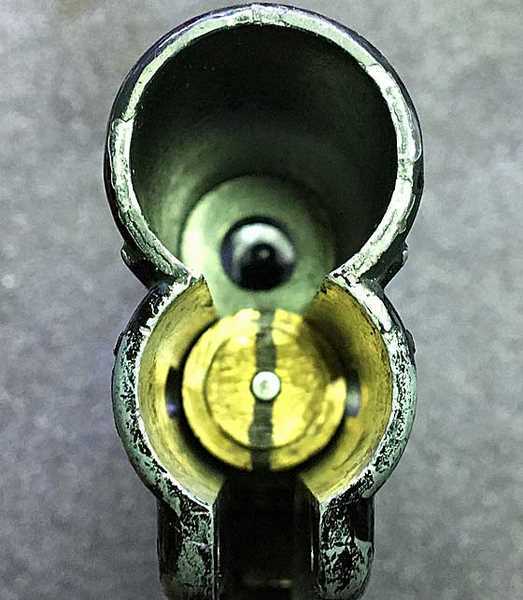 Crosman Mark valve installed front