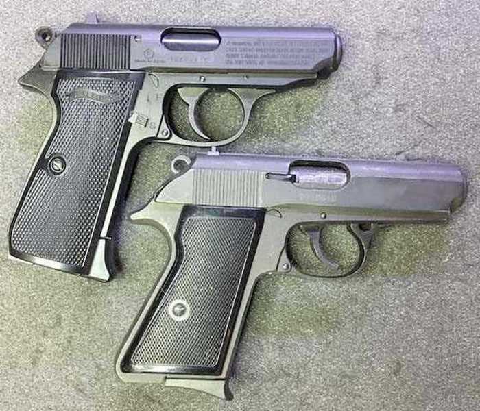 two pistols