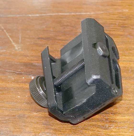 Air Javelin rear sight underside