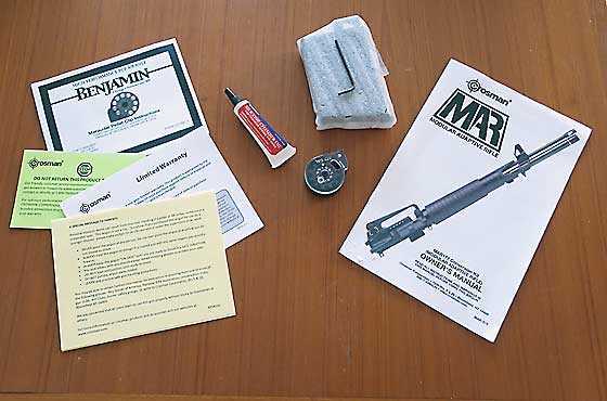 Crosman MAR accessories out