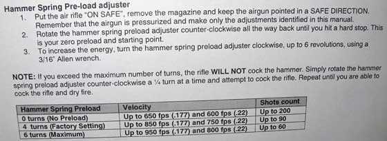 Fortitude power adjust instructions