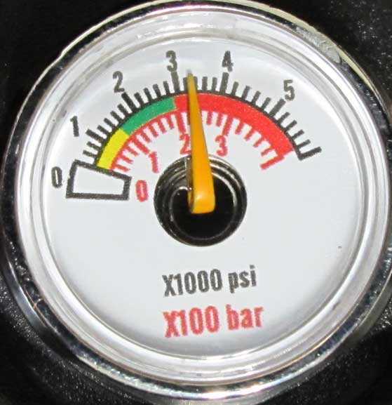 Avenger regulator gauge