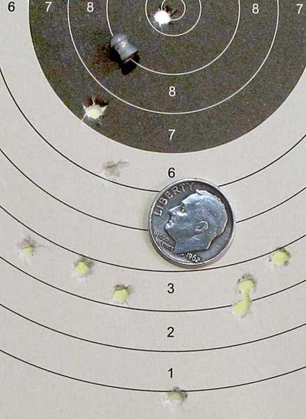 Premier Light 10-shot group