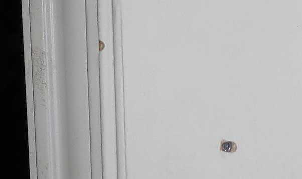 shot doorjamb