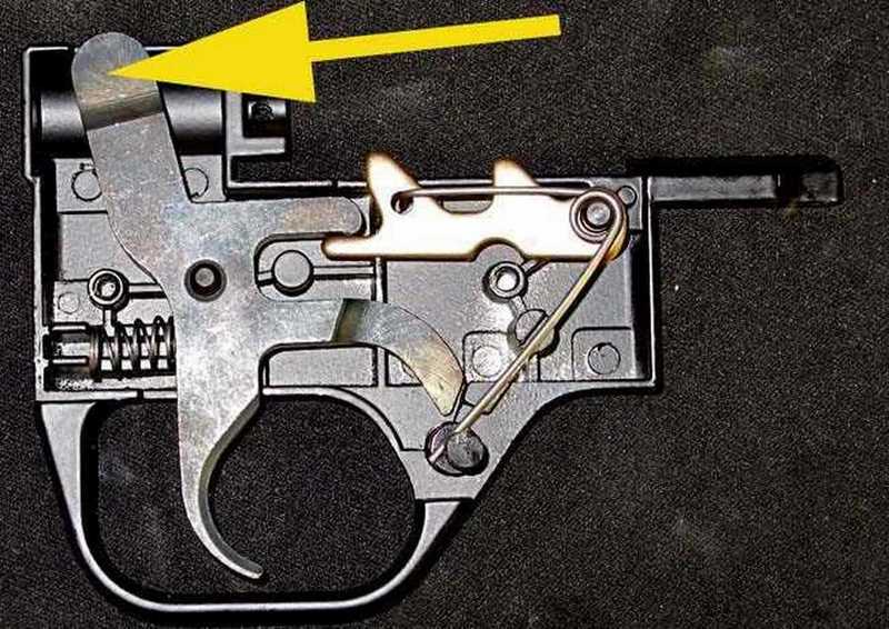 397 trigger inside assembled