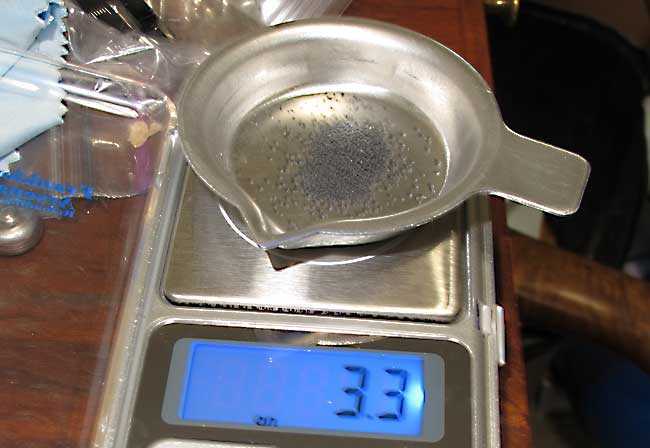 RMAC powder scale