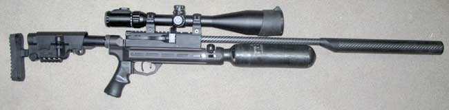 RAW HM1000 scope mounted