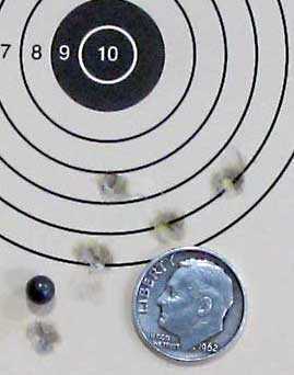 Beeman target 10 feet