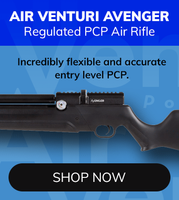Air Venturi Avenger wood stock regulated PCP air rifle