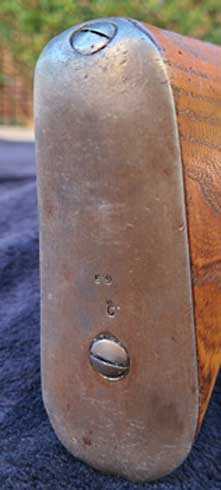 Vz 35 rifle buttplate