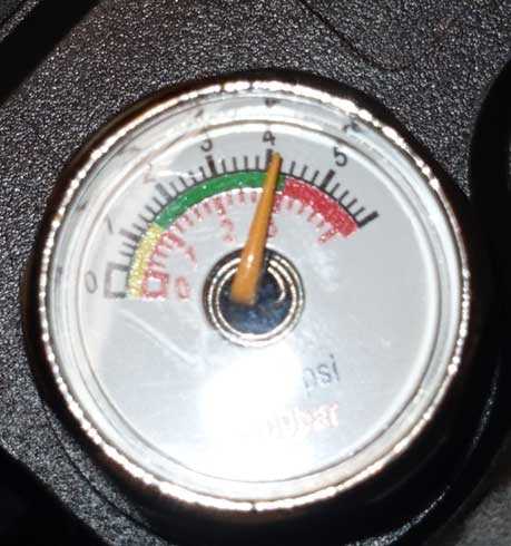 Avenger bullpup pressure gauge