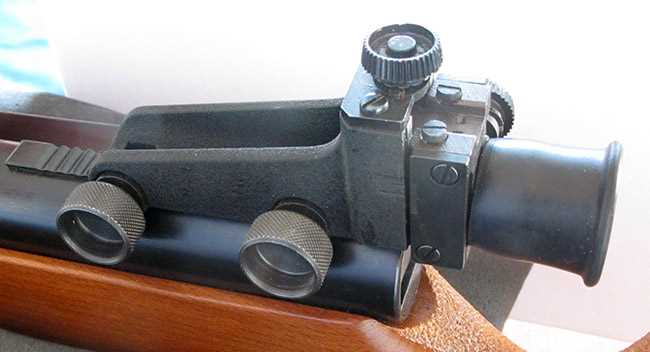 Haenel 312 rear sight