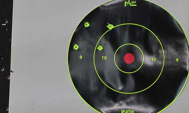 Remington derringer target