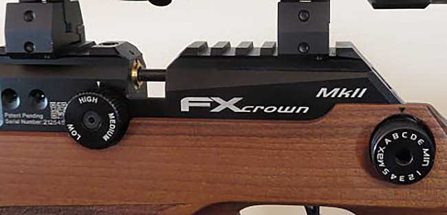 FX Crown Mk2 power adjustments