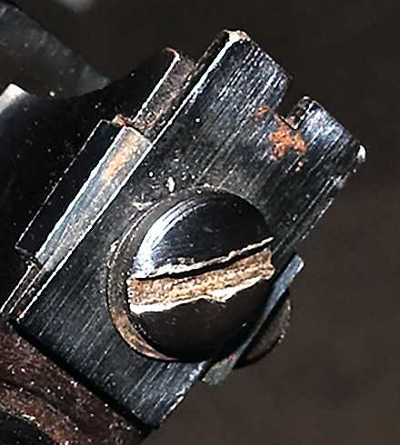 Webley Senior rear sight