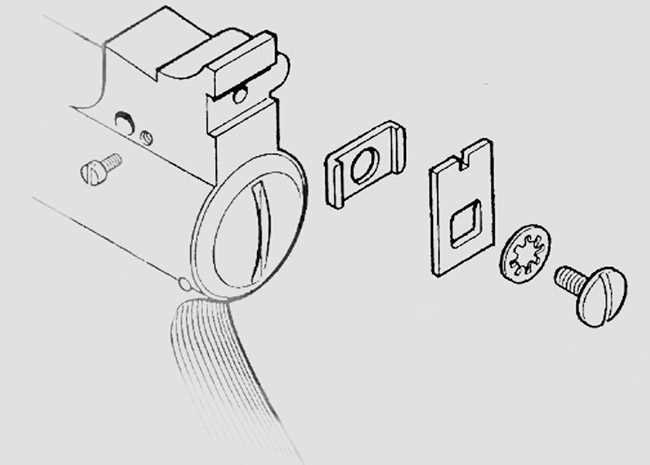 Webley rear sight