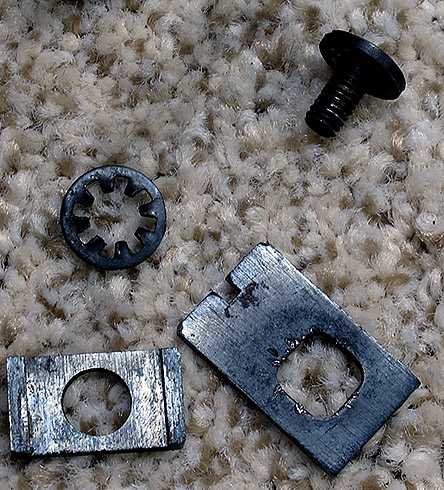 Webley rear sight parts