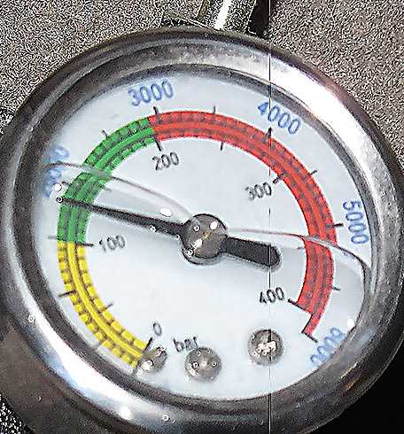 hand pump gauge
