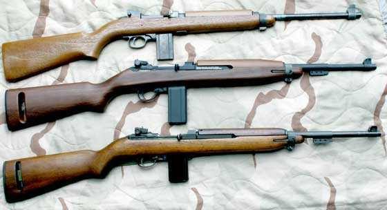 M1 Carbine three carbines