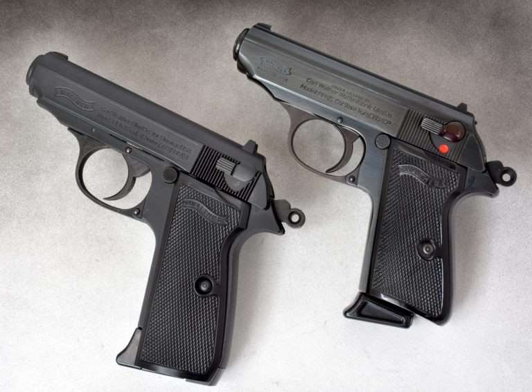A little over 17 years ago Umarex introduced its first blowback action CO2 semi-auto air pistol, the Walther PPK/S. The latest version (left) is remarkably close in appearance to the PPK/S introduced by Walther in 1968 for importation and sale in the United States. 