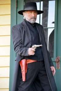 The nickel plated 7-1/2 inch Umarex Colt models feels virtually the same in the hand as a .45 Colt.