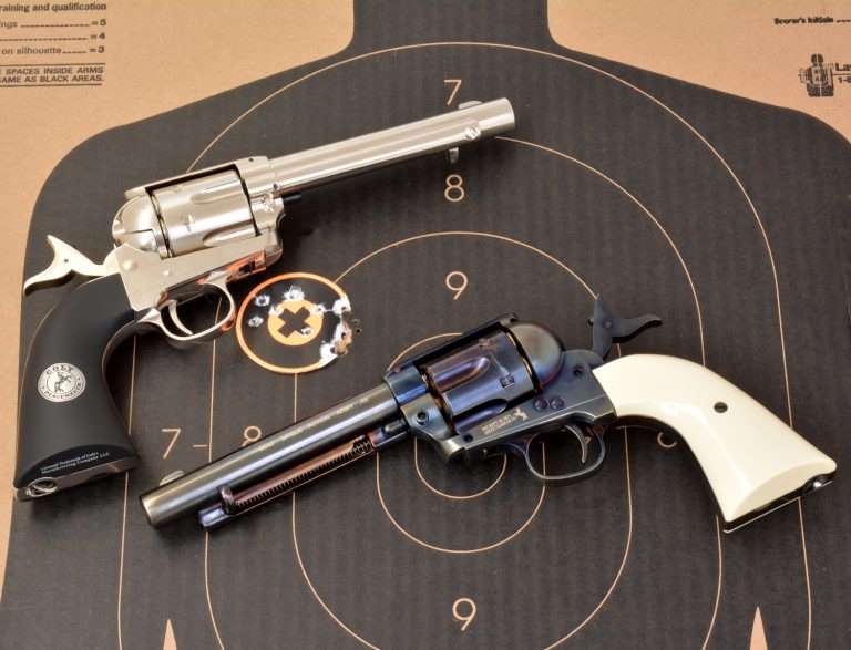 It’s a close call; the BB model had the most rounds in the X, while the pellet model had the closest groups by a fraction of an inch. If you like the sound of a pellet thwacking into target, it’s a little more rewarding than the BBs, and the pellet gun is more accurate at greater distances than the BB models. At 25 feet, however, it’s a coin toss once again.