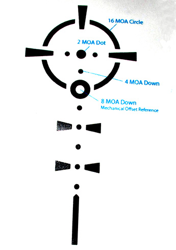 Lucid P8 reticle