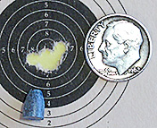 RAW MicroHunter  218 slug group