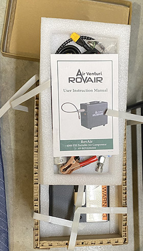 RovAir box open