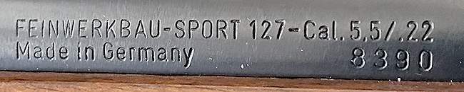 FWB 127 markings