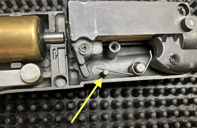 Marksman barrel spring detail