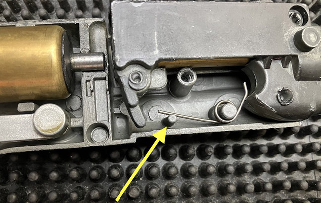 Marksman barrel spring detail