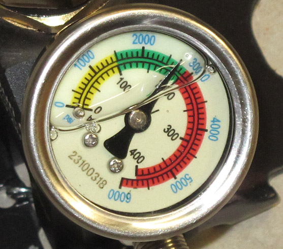 G9 pump gauge