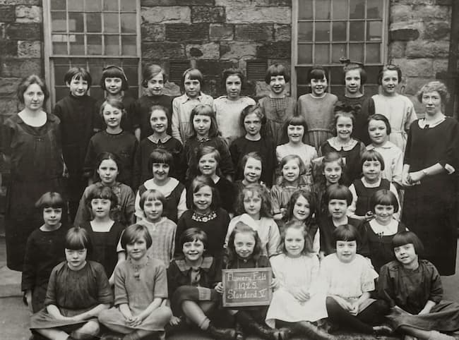 antique school photo from 1925