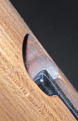 Pioneer 76 cocking lever cutout