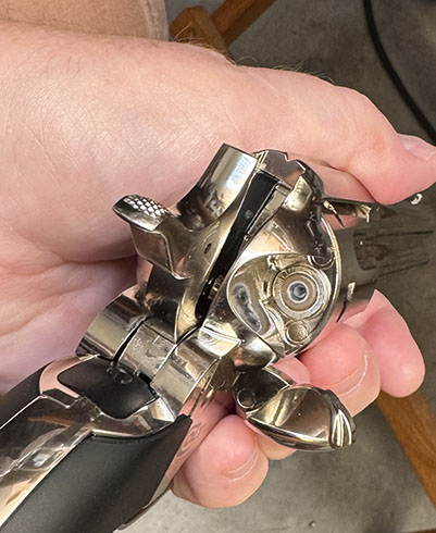 Colt SAA pellet cartridge in