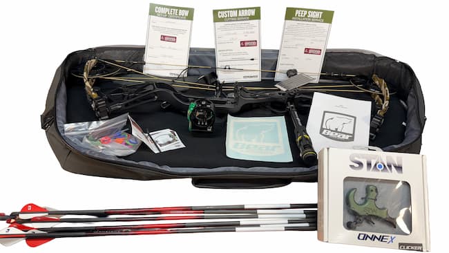 Compound Bow Setup Service with Bear Alaskan XT compound bow