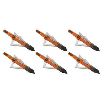 Muzzy 3 Blade Crossbow 100 Grain Broadhead, 6 Pack