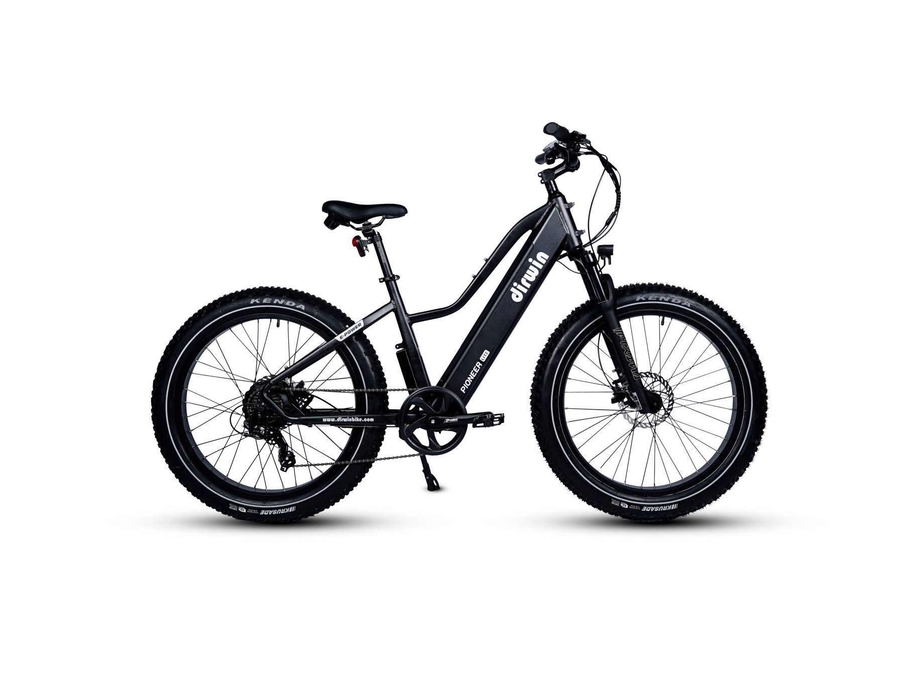 Dirwin Pioneer Lite Fat Tire Electric Bike | Army Green