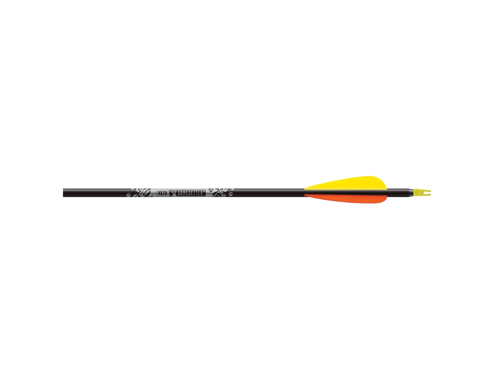 Easton Gamegetter XX75 Arrows 500 4 in. Vanes, 6 count