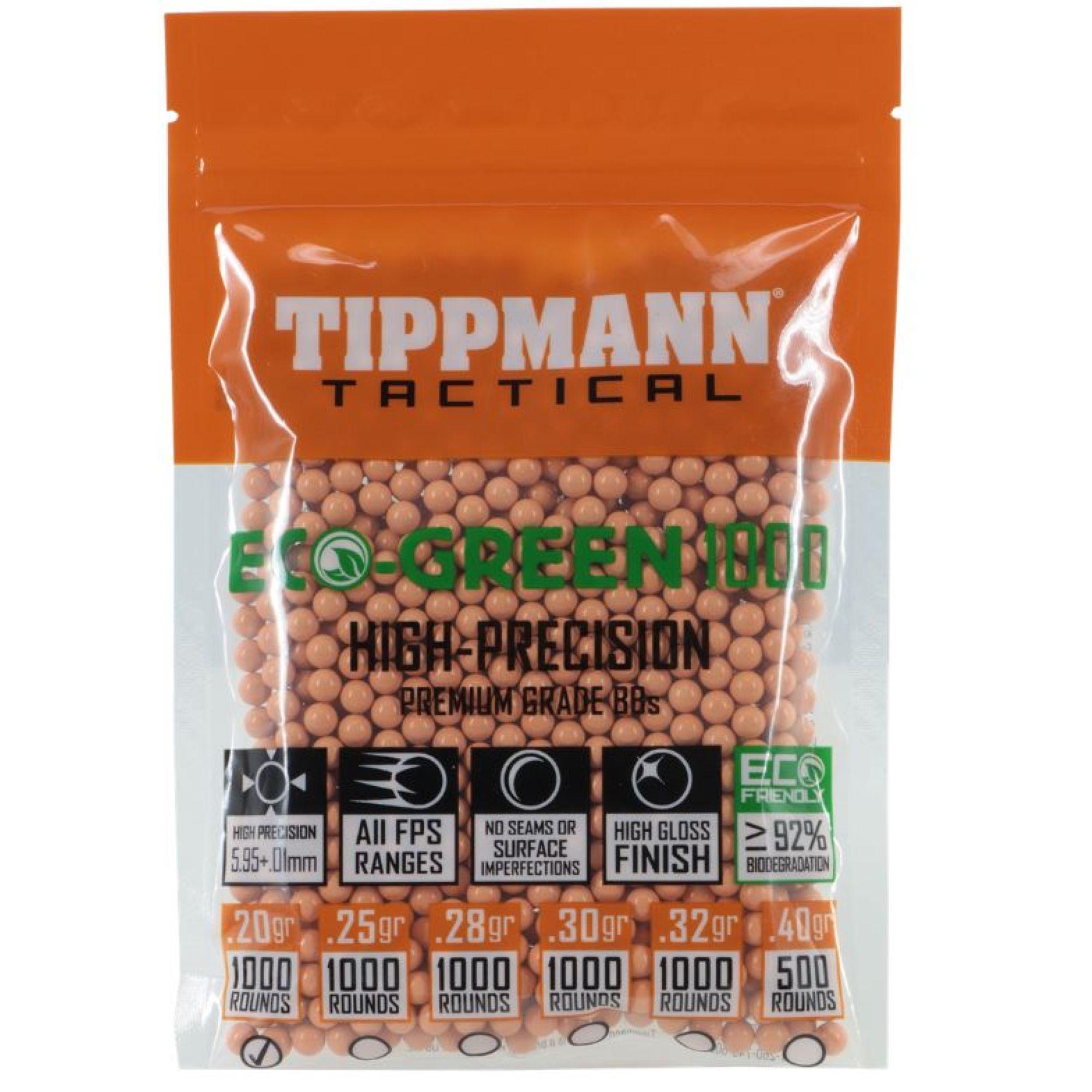 Tippmann Tactical Airsoft BB Eco 1000ct 20g Orange, 6mm