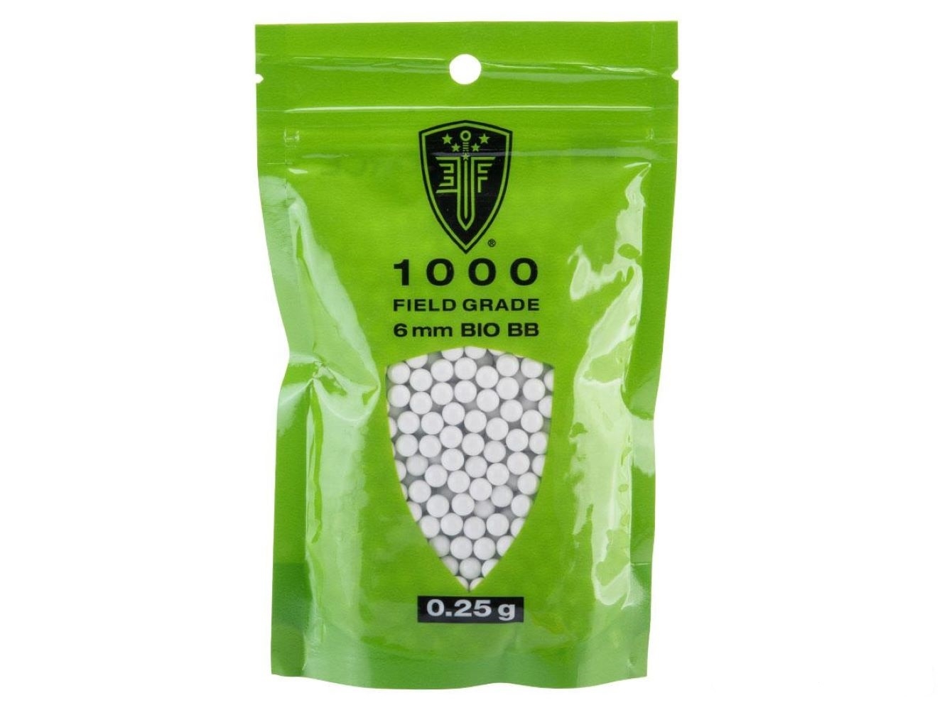 Elite Force EF Bio Field Bb's .25g-white-1000 Ct, 6mm, 1000 count