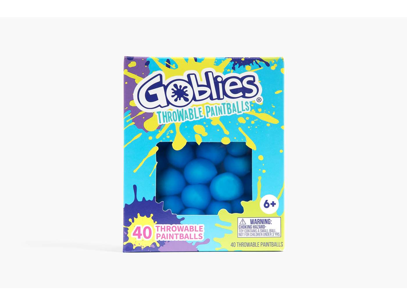 Gobiles Goblies Throwable Paintballs 40ct, Blue